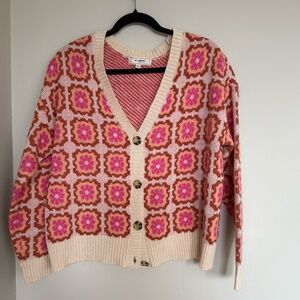 Cottagecore Floral Cardigan